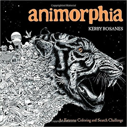 Animorphia - Un défi de coloriage et de recherche extrême par Kerby Rosane