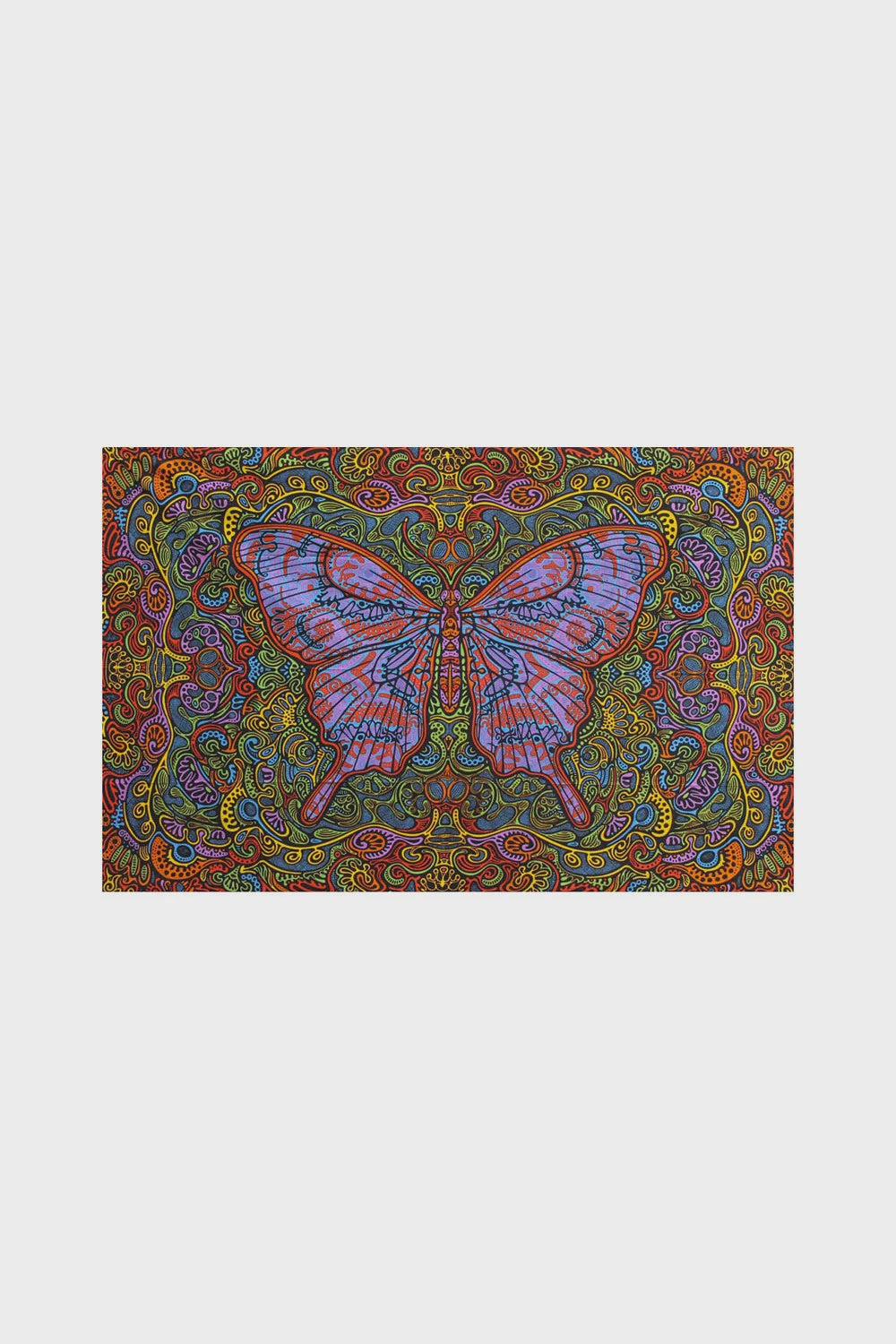 3D Butterfly Daydream Mini Tapestry 45X30 Art by Chris Pinkerton