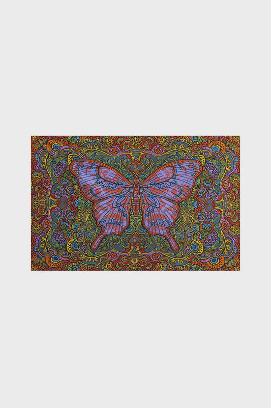 3D Butterfly Daydream Mini Tapestry 45X30 Art by Chris Pinkerton