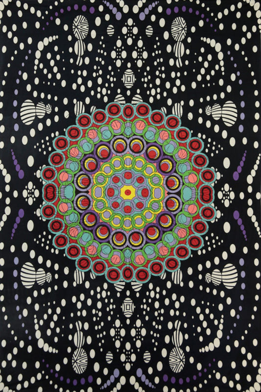 Tapisserie 3D Hypno Moons 60x90"