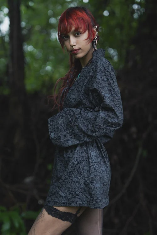 Crâne en kimono