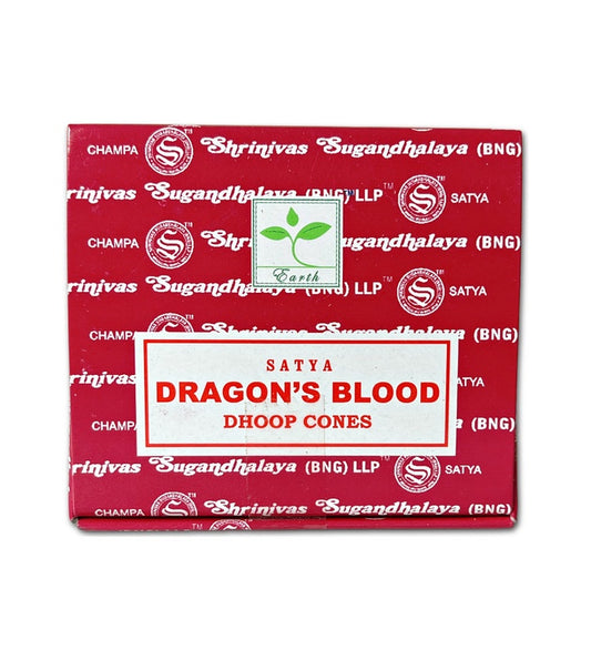 Dragon's Blood Dhoop Cones by Satya