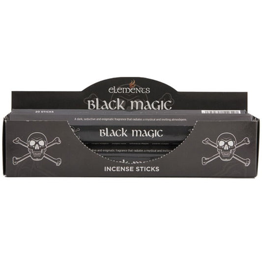 Éléments d'encens de magie noire