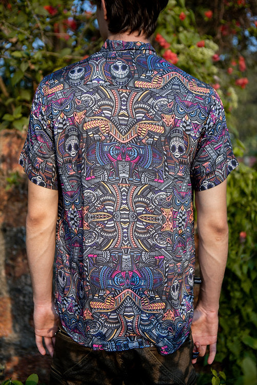 Bamboo Shirts | Trippy Psychedelic Animal Print Shirt