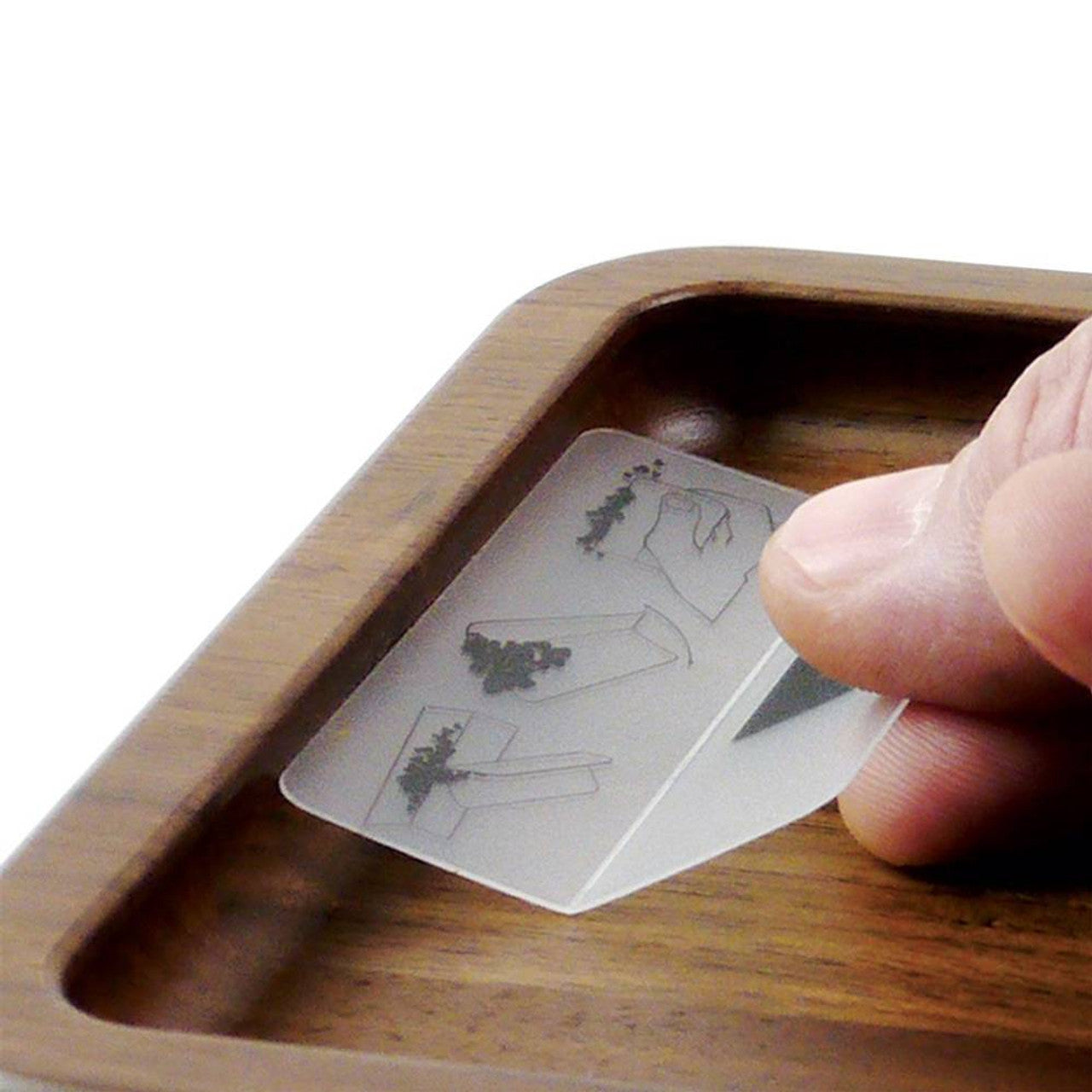 Wood Rolling Tray by Ryot - 9" x 5.5" - Walnut