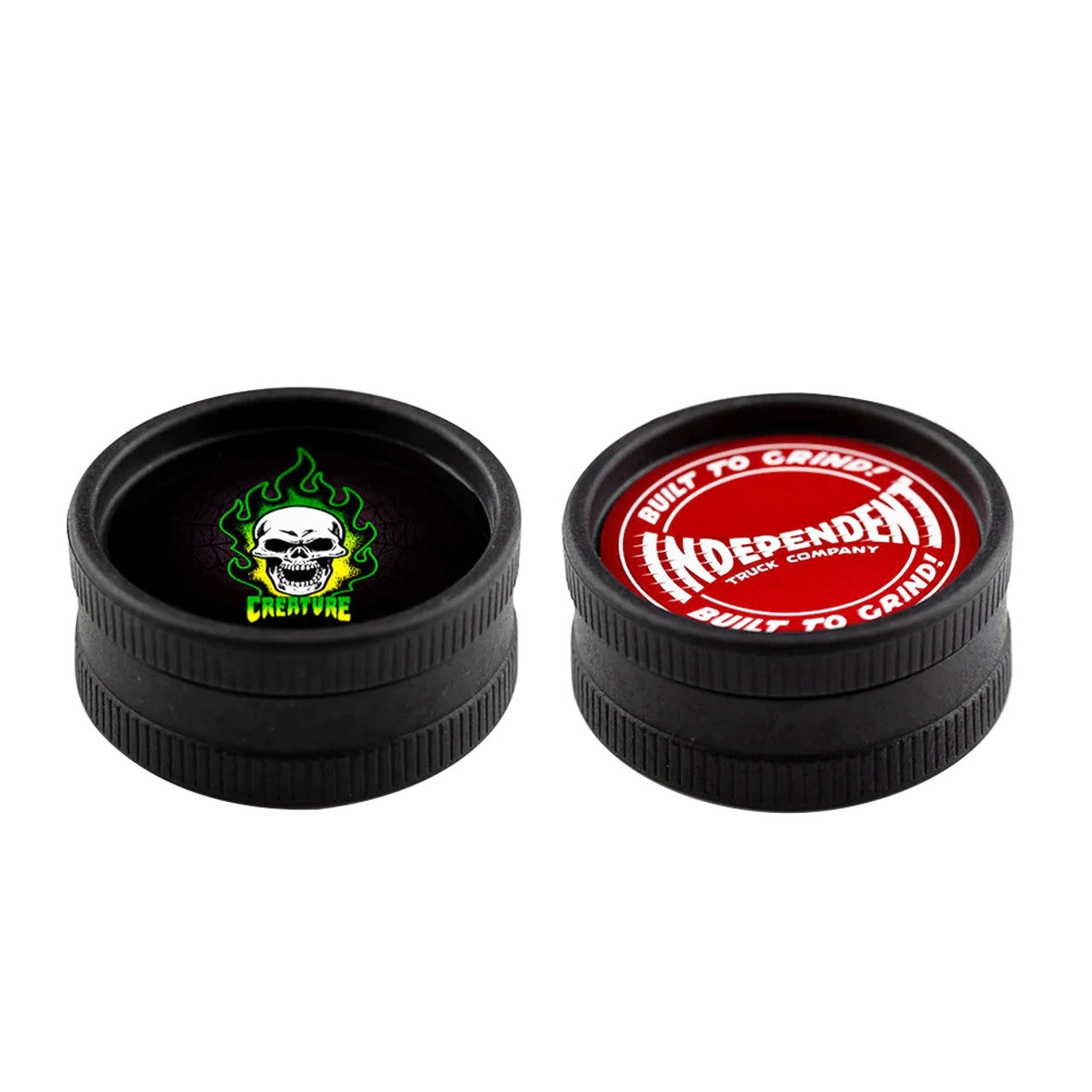 Santa Cruz Shredder 2-Piece Hemp Grinder Assorted Colors  Creature Skateboards