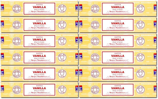 Satya Nag Champa Bâtons d'encens vanille 15 grammes