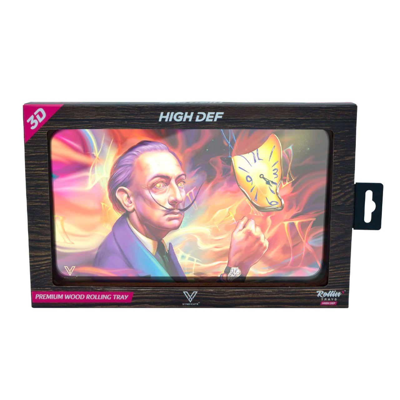 V Syndicate High-Def 3-D Wood Rolling Tray Small - Dalirious