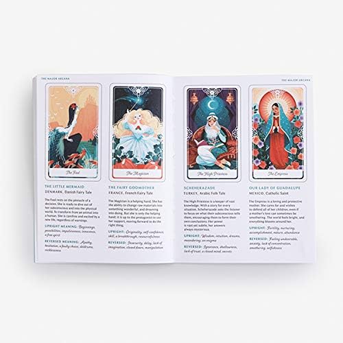 Tarot du Divin : Un jeu et un guide inspirés des divinités, du folklore et des contes de fées du monde entier : Cartes de Tarot