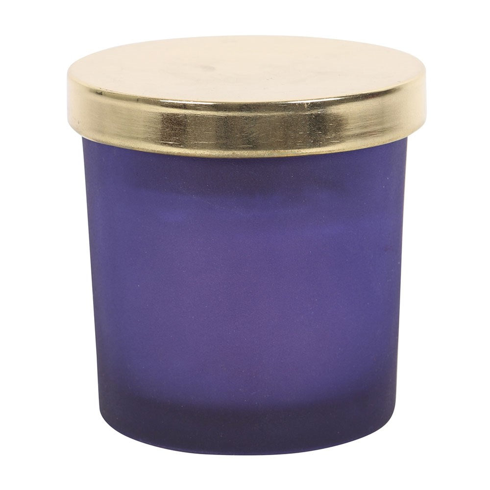 Bougie en cristal de lavande pour le chakra du troisième œil