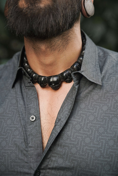 Yantra Viscose Shirt Grey