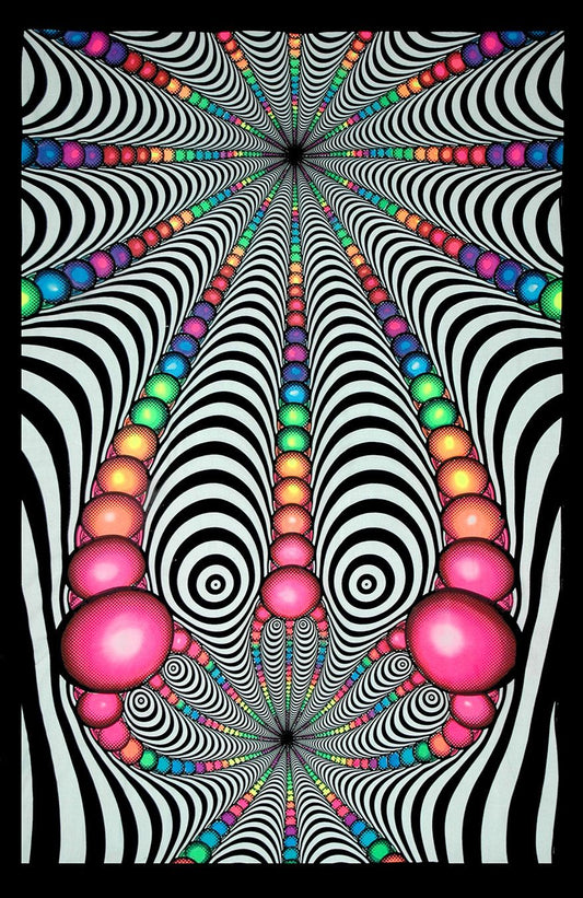 Tenture murale UV : Psyblaster Fractal