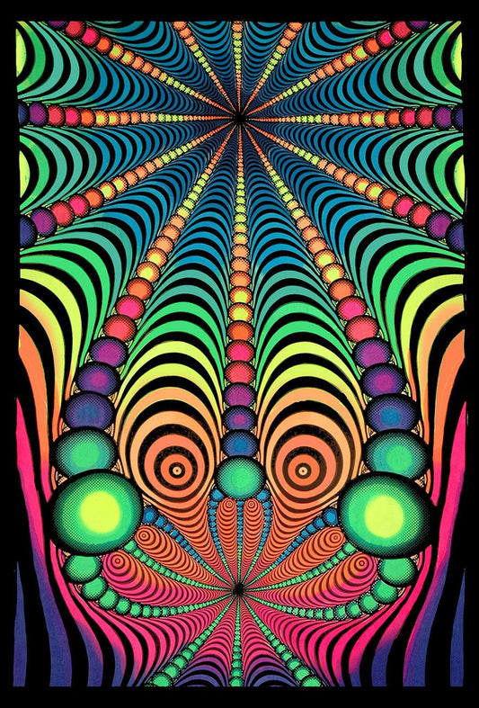 Tenture murale UV : Psyblaster Rainbow