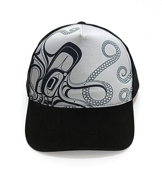 Adjustable Cap - Octopus (Nuu) by Ernest Swanson