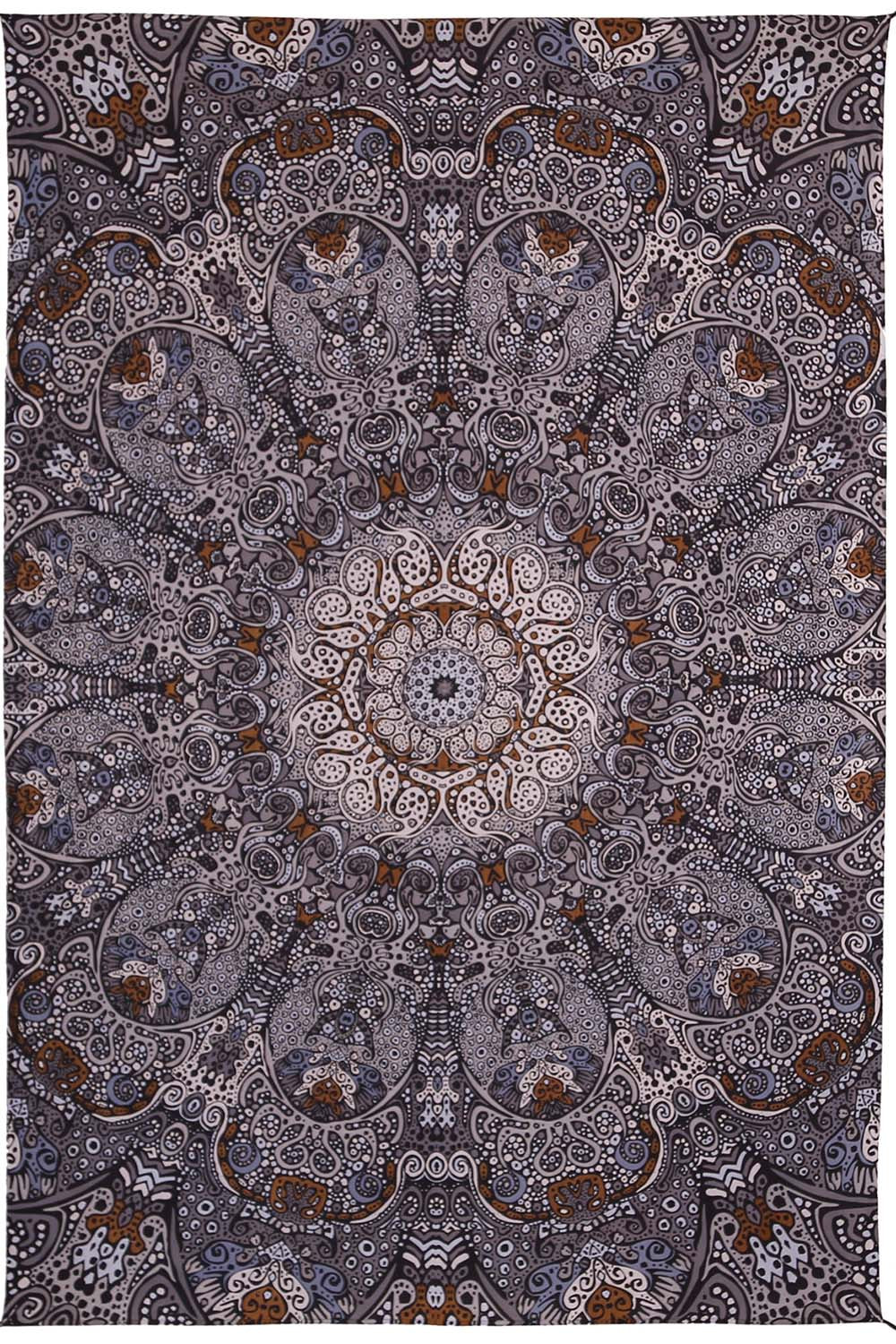Tapisserie Grise Sunburst 60x90 - Art par Chris Pinkerton