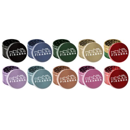 3-Piece Grinder w/ Storage by Piranha - 2.0"