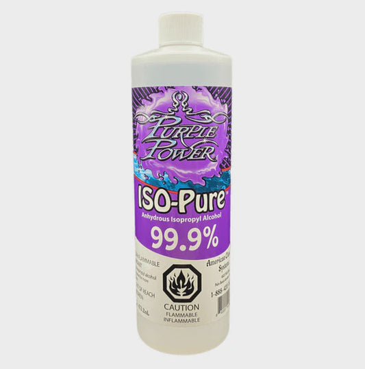 PURPLE POWER ISO-PURE, ANHYDROUS ISOPROPYL ALCOHOL 99.9%_16oz