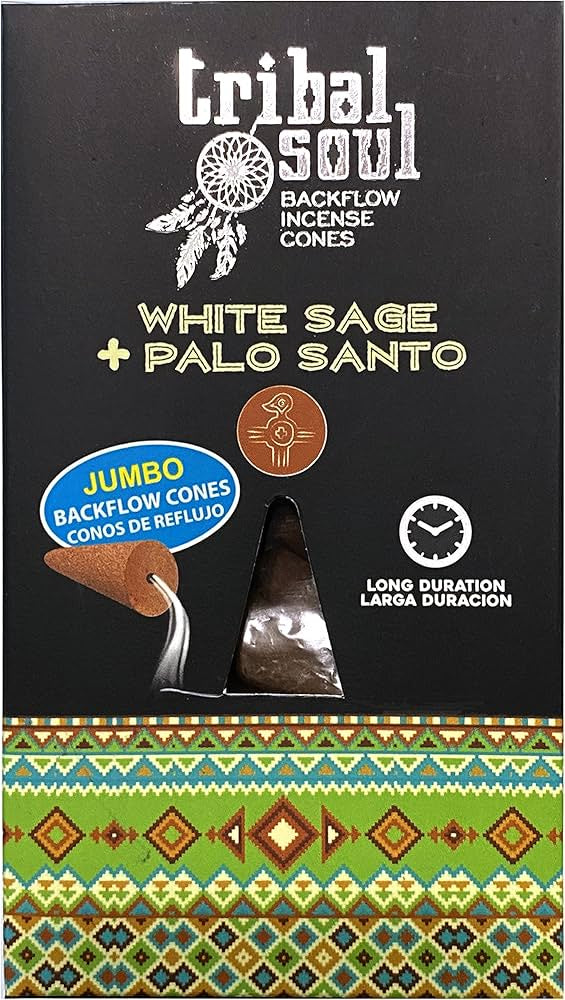 Cônes Tribal Soul Sauge Blanche + Palo Santo