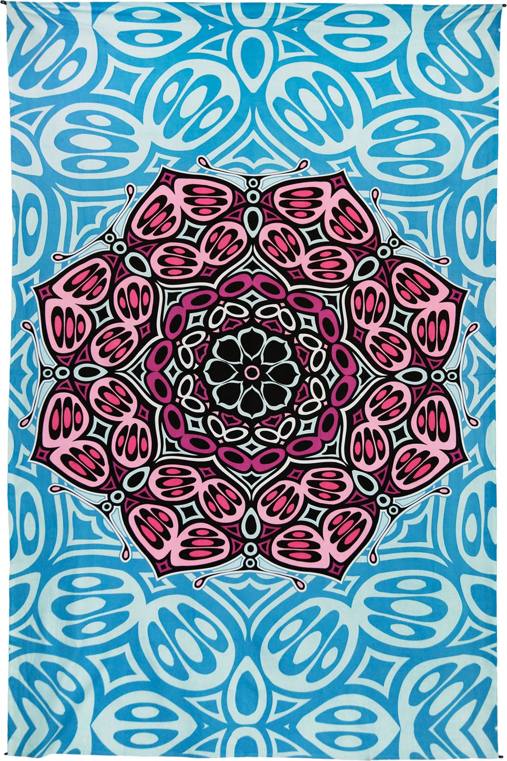 Moth Mandala Tapestry 60x90" - Artwork by Rick Sinnett