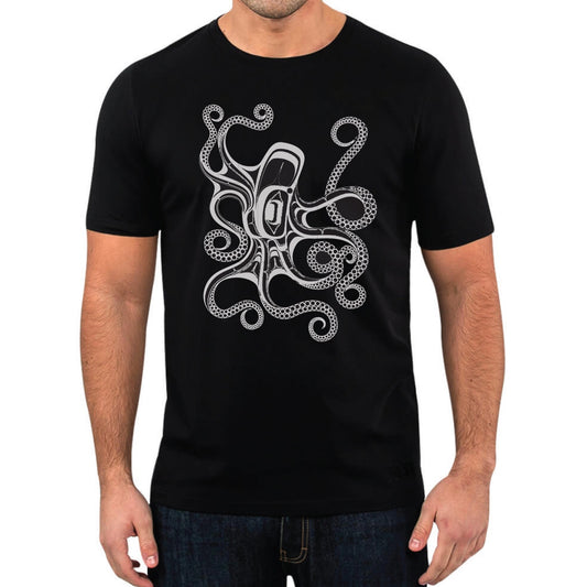 T-shirt - Octopus (Nuu) by Ernest Swanson, Teal