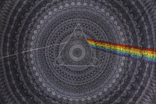 3D Pink Floyd Dark Side Black Shadows Mini Tapestry 30x45 - Artwork by Chris Pinkerton