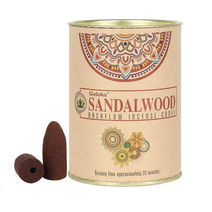 Tubes of Goloka Sandalwood Backflow Cones