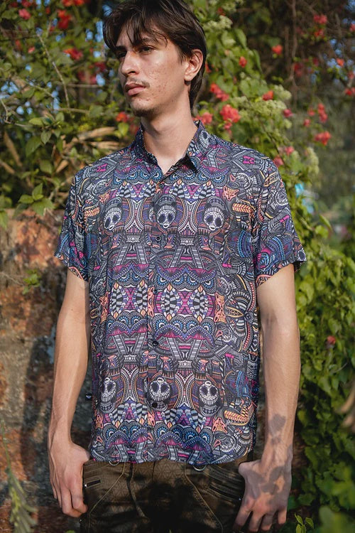 Bamboo Shirts | Trippy Psychedelic Animal Print Shirt