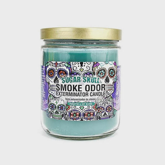 13oz Sugar Skull Smoke Odor Exterminator Candle
