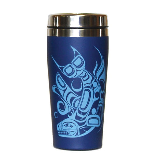 Travel Mug - Orca by Paul Windsor