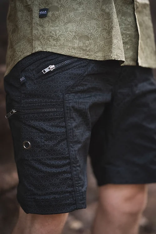 Short Imprimé NY Bleu Foncé