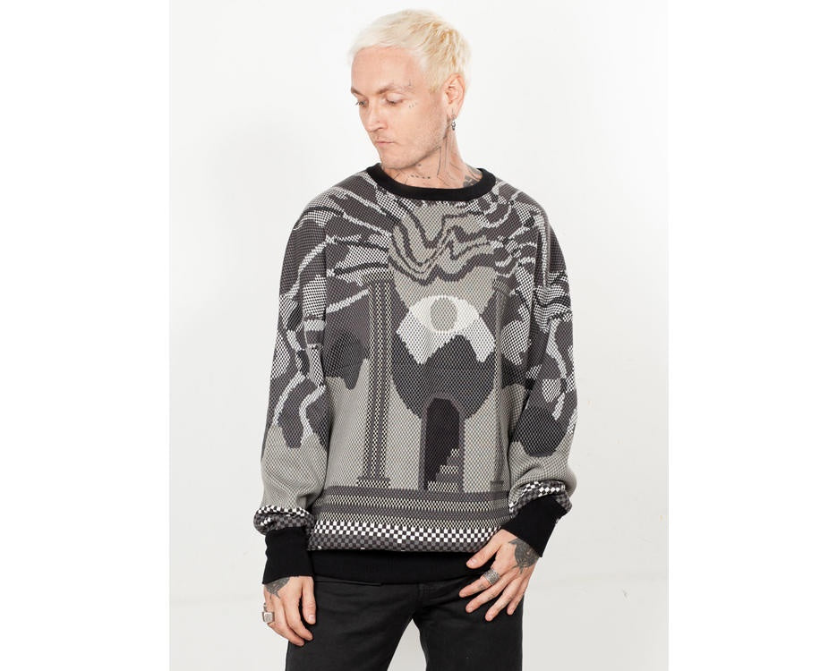 Pull tricoté Pixel Rising