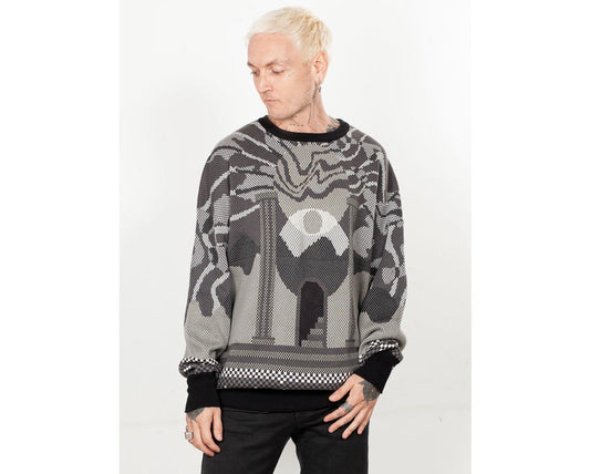 Pull tricoté Pixel Rising