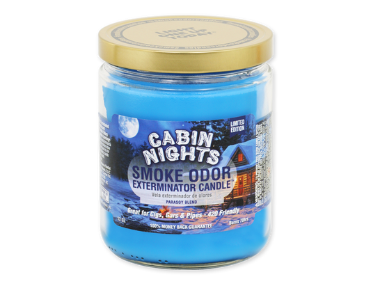 Smoke Odor - 13oz Candle - Cabin Nights