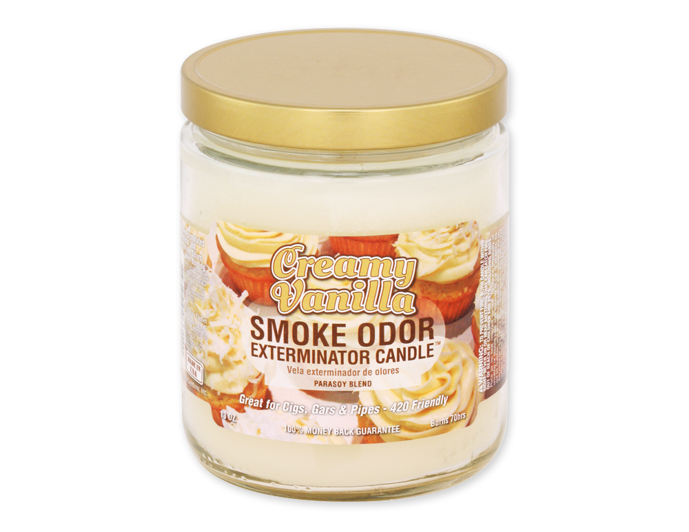 13oz Creamy Vanilla Smoke Odor Exterminator Candle