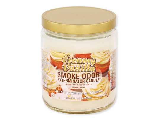 13oz Creamy Vanilla Smoke Odor Exterminator Candle