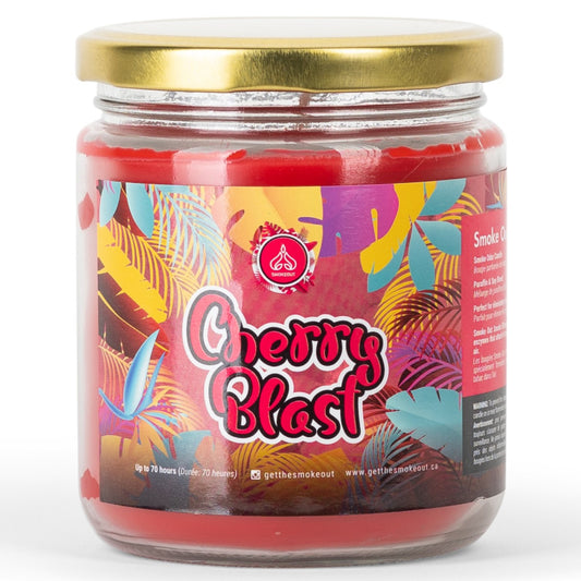 13OZ SMOKEOUT CANDLE - CHERRY BLAST