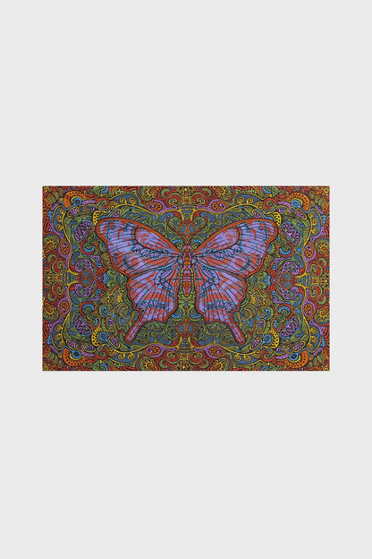 3D Butterfly Daydream Mini Tapestry 45X30 Art by Chris Pinkerton