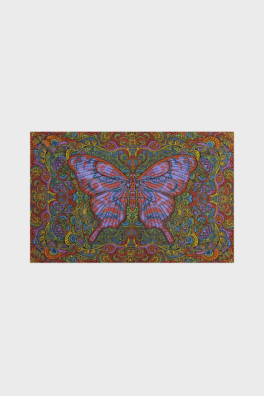 3D Butterfly Daydream Mini Tapestry 45X30 Art by Chris Pinkerton