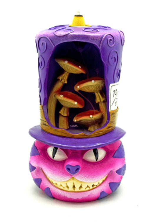 Cheshire Cat Backflow Incense Burner - 7"