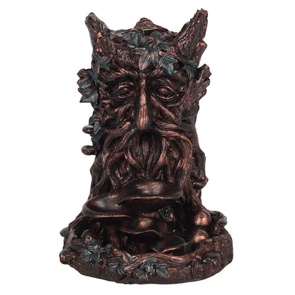 Bronze Effect Tree Man Backflow Incense Burner