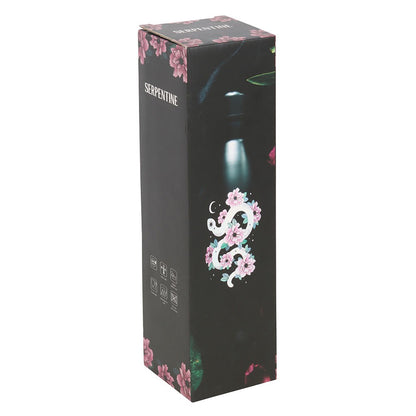 Floral Snake Metal Water Bottle