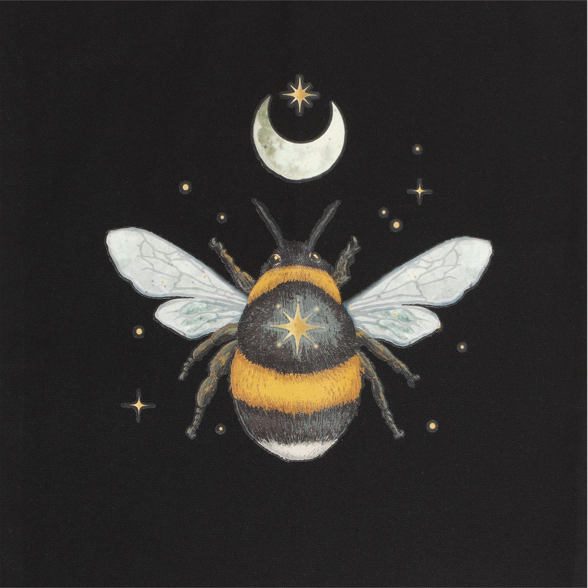 Forest Bee Polycotton Tote Bag