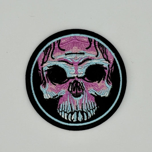 Patch Skull  blue- purple