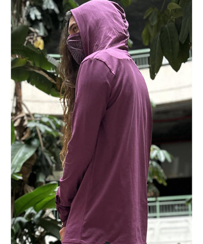 Kusary Long Sleeve Shirt with Hood