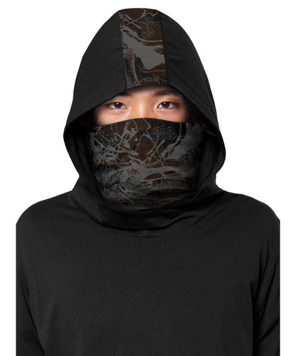 Kusary Long Sleeve Shirt with Hood