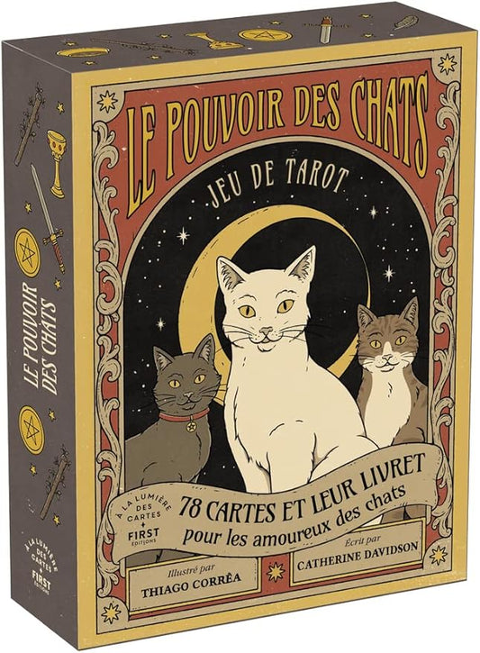 Tarot : Le Pouvoir des chats - Coffret