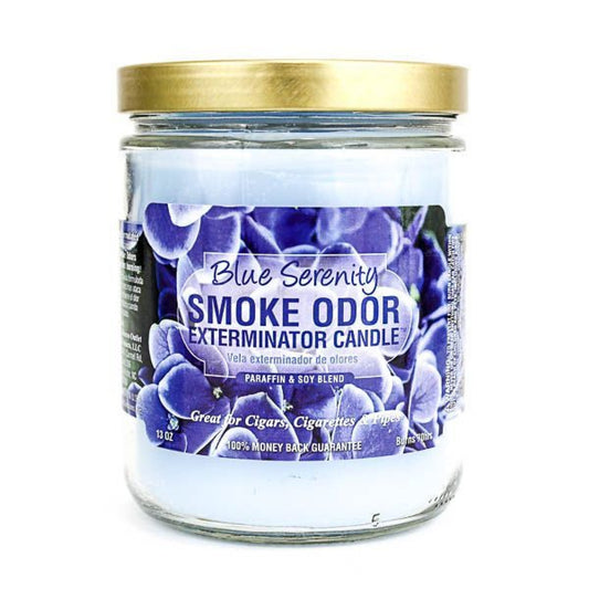 13oz Blue Serenity Smoke Odor Exterminator Candle