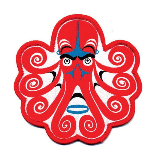 Small Embroidered Patch - Octopus by Allan Weir