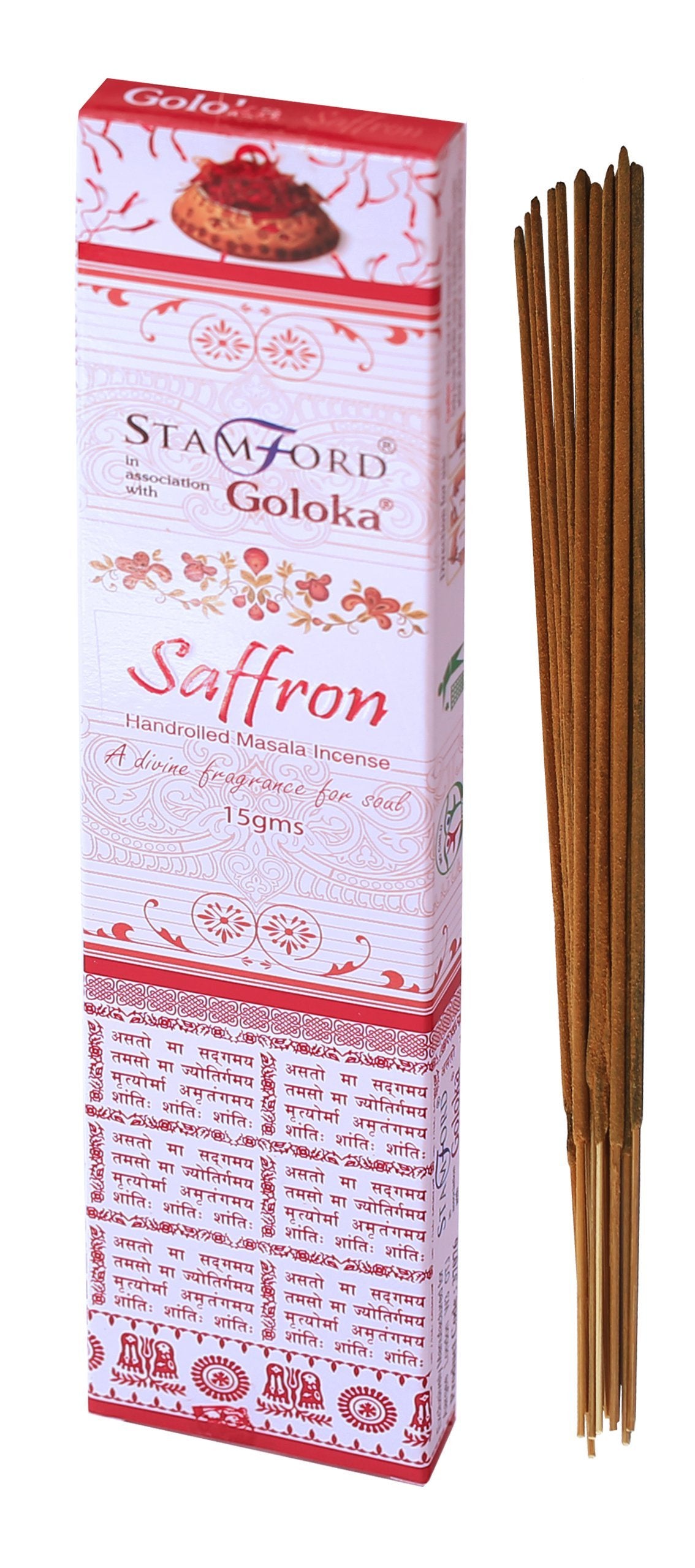 Saffron – Goloka 15 g Incense Sticks