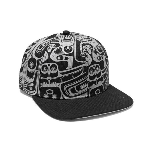 Snap Back Hat - The Ocean is Our Life Force by Morgan Asoyuf